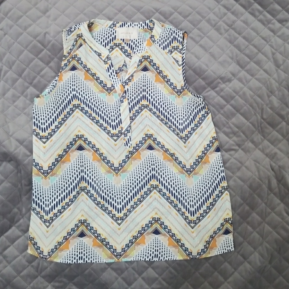 Tribal print blouse